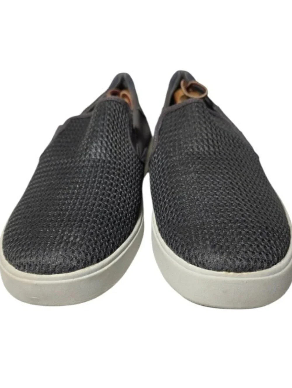 OluKai Men's Slip-On Shoes Size 9 Mesh Gray Comfort Casual Loafers